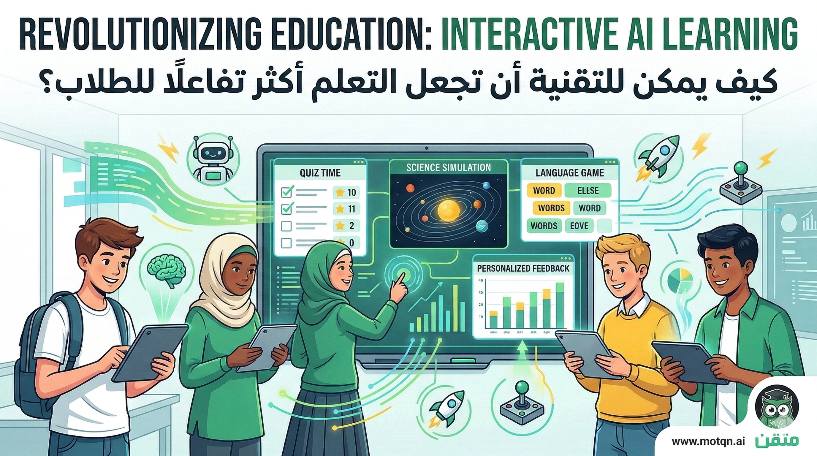 كيف يمكن للتقنية أن تجعل التعلم أكثر تفاعلًا للطلاب؟