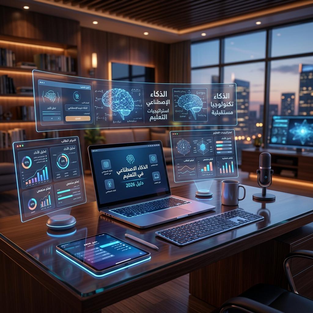 دليل المعلم الشامل: كيف تستخدم الذكاء الاصطناعي في كل مراحل التدريس (2026)