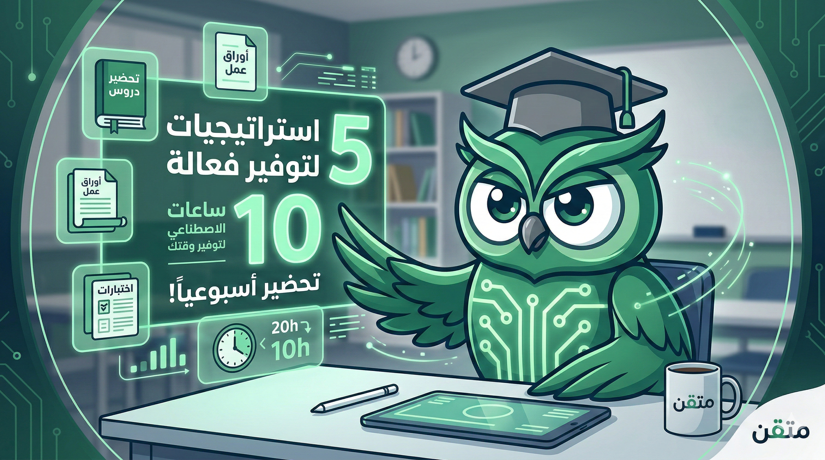 5 استراتيجيات فعالة لتوفير 10 ساعات أسبوعيًا من التحضير